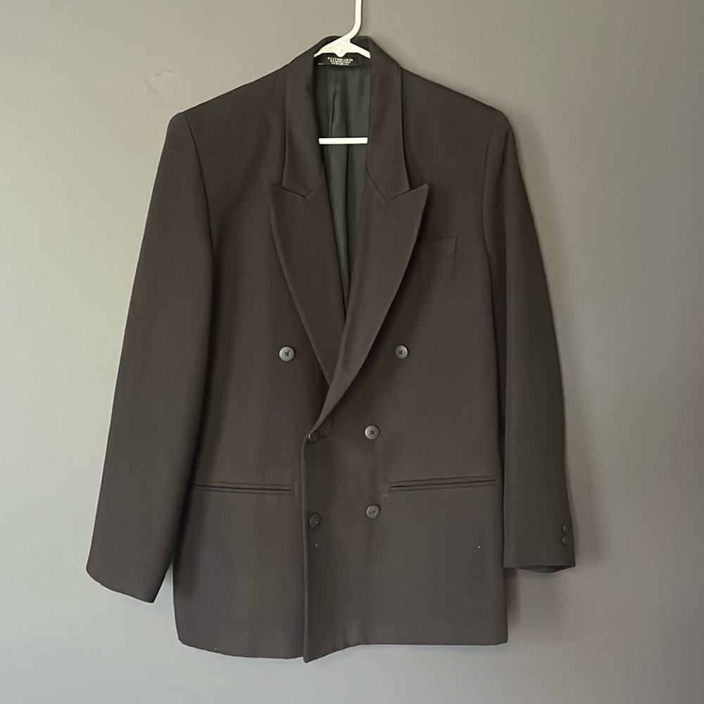 City Streets Black Suit Jacket Black 36 R